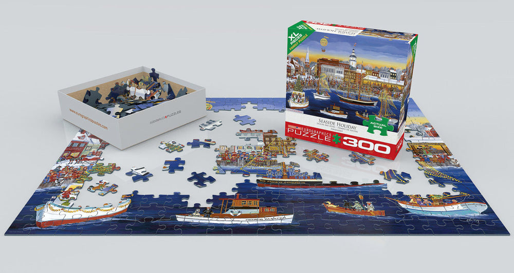 Puzzle: Variety 300 Pieces - Seaside Holiday (ONLINE ORDER ONLY)