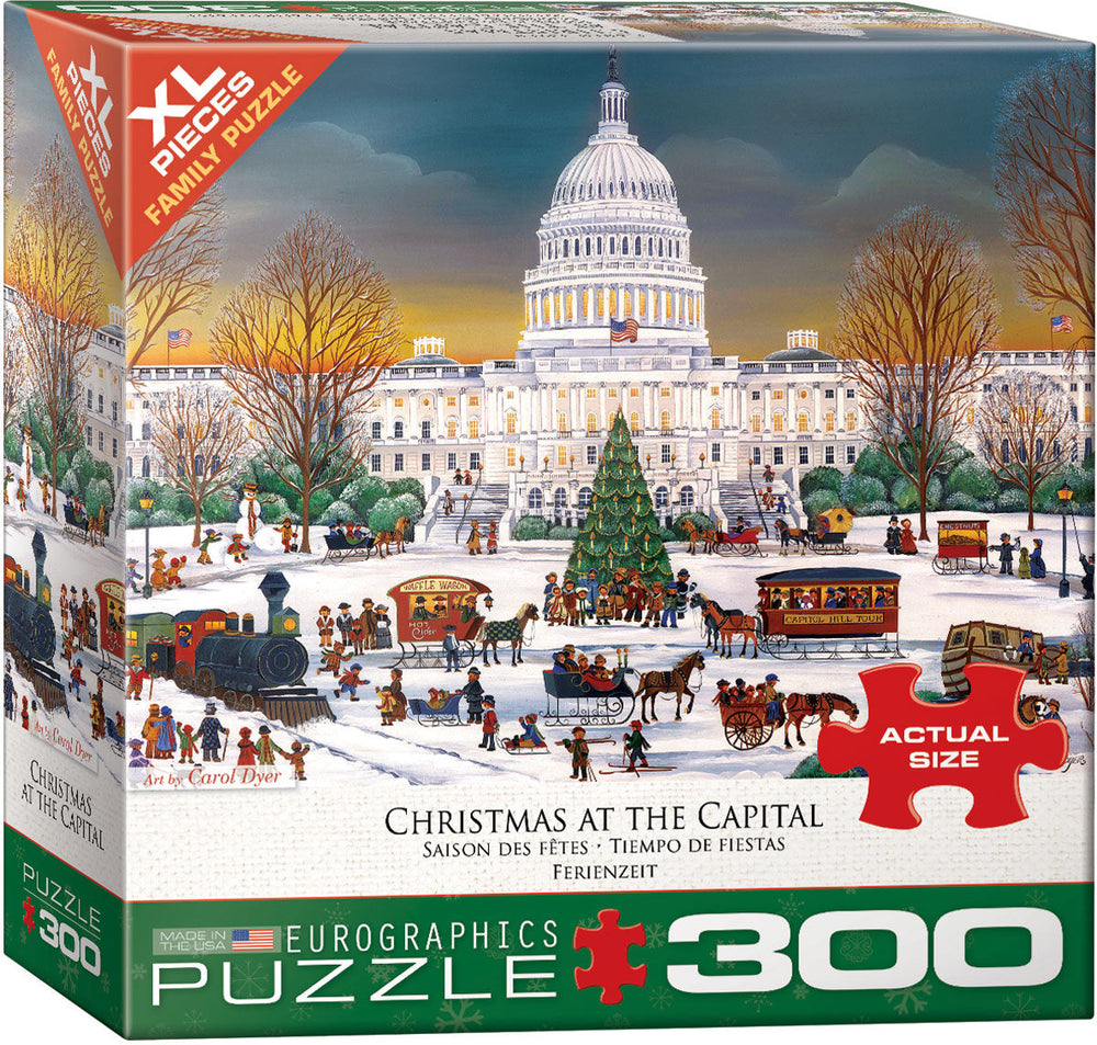 Puzzle: Variety 300 Pieces - Christmas at the Capitol (ONLINE ORDER ONLY)