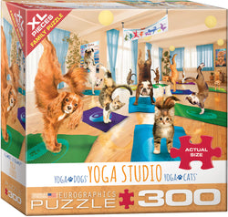 Puzzle: Yoga Dogs & Cats Collection - Yoga Studio (ONLINE ORDER ONLY)