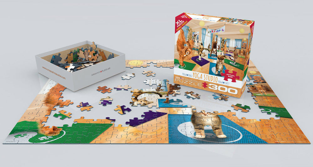 Puzzle: Yoga Dogs & Cats Collection - Yoga Studio (ONLINE ORDER ONLY)