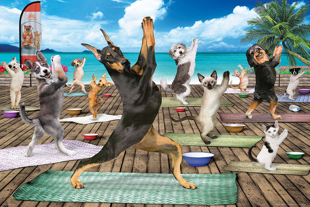 Puzzle: Yoga Dogs & Cats Collection - Yoga Spa (ONLINE ORDER ONLY)