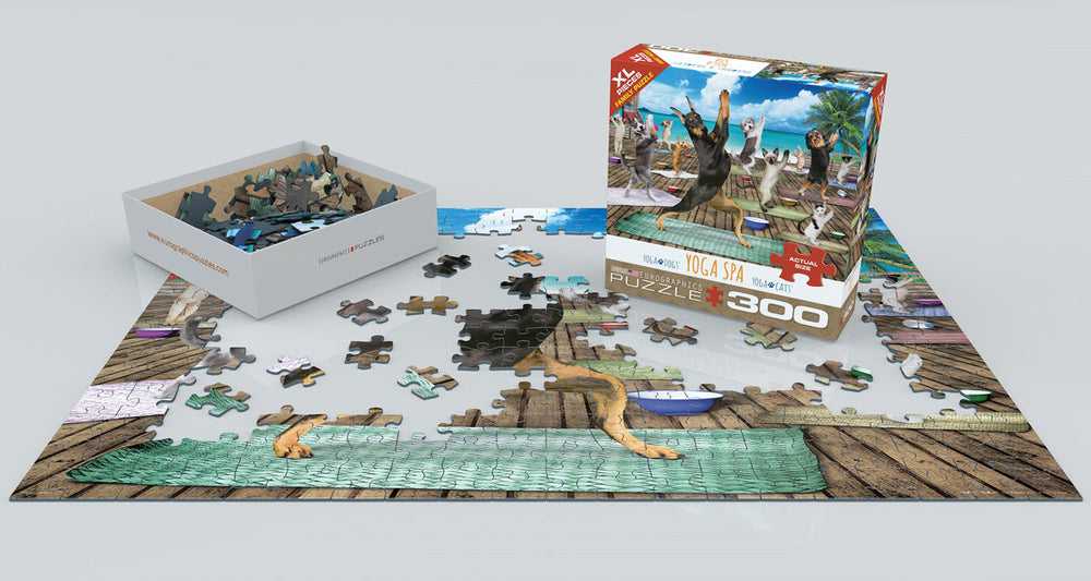 Puzzle: Yoga Dogs & Cats Collection - Yoga Spa (ONLINE ORDER ONLY)