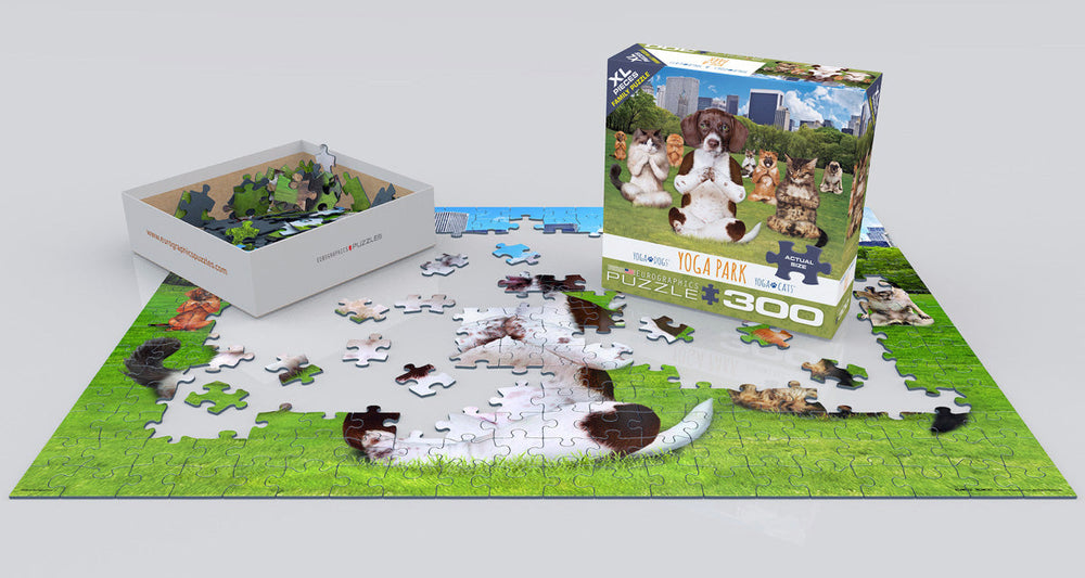 Puzzle: Yoga Dogs & Cats Collection - Yoga Park (ONLINE ORDER ONLY)