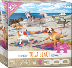 Puzzle: Yoga Dogs & Cats Collection - Yoga Beach (ONLINE ORDER ONLY)