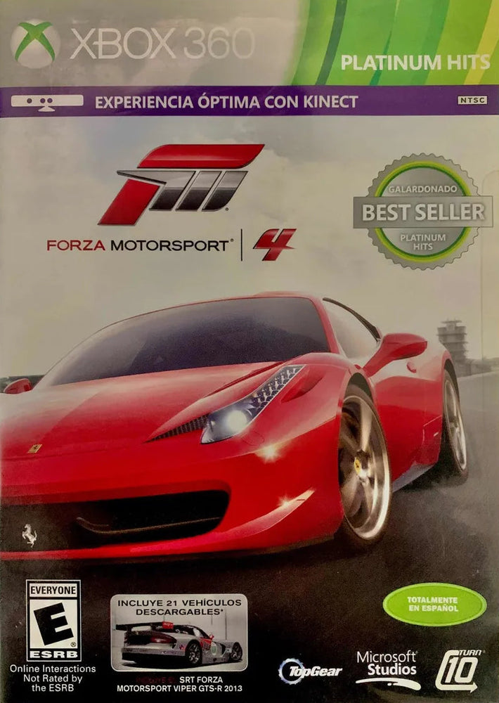 Forza Motorsport 4 (Platinum Hits) (Xbox 360) (ONLINE ORDER ONLY)