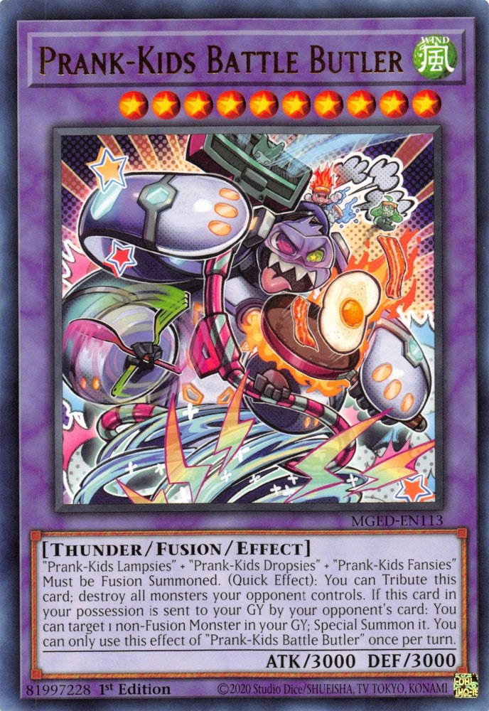 Prank-Kids Battle Butler [MGED-EN113] Rare (ONLINE ORDER ONLY)