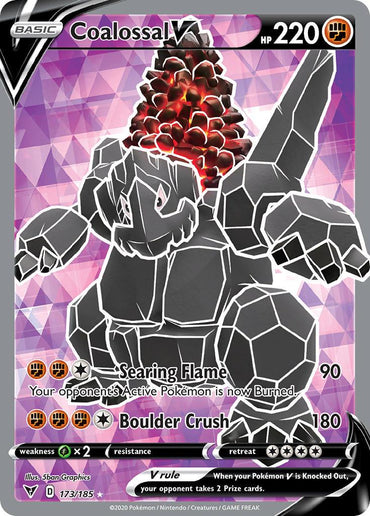 Coalossal V (173/185) [Sword & Shield: Vivid Voltage] (Online Only)