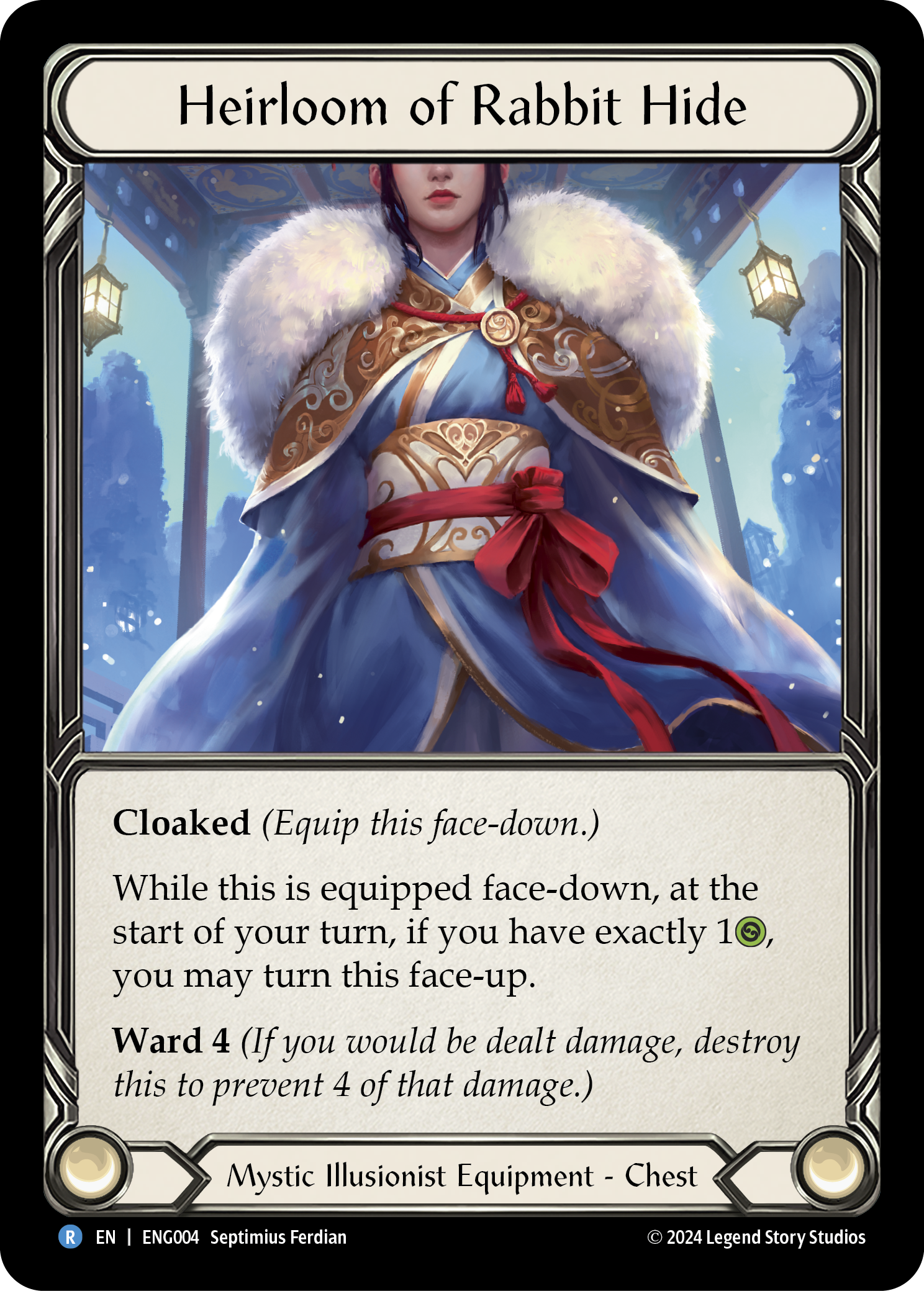 Heirloom of Rabbit Hide [ENG004] (Part the Mistveil Enigma Blitz Deck)