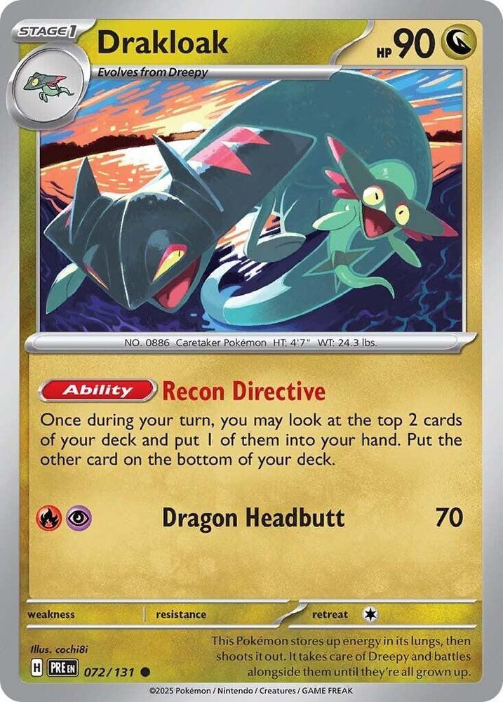 Drakloak (072/131) [Scarlet & Violet: Prismatic Evolutions] (Online Only)