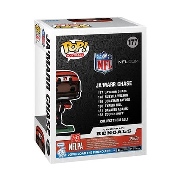 NFL Bengals Ja'Marr Chase Funko Pop! Vinyl Figure #177 (ONLINE ORDER ONLY)