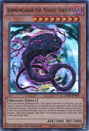 Jormungardr the Nordic Serpent [LC05-EN001] Ultra Rare (ONLINE ORDER ONLY)