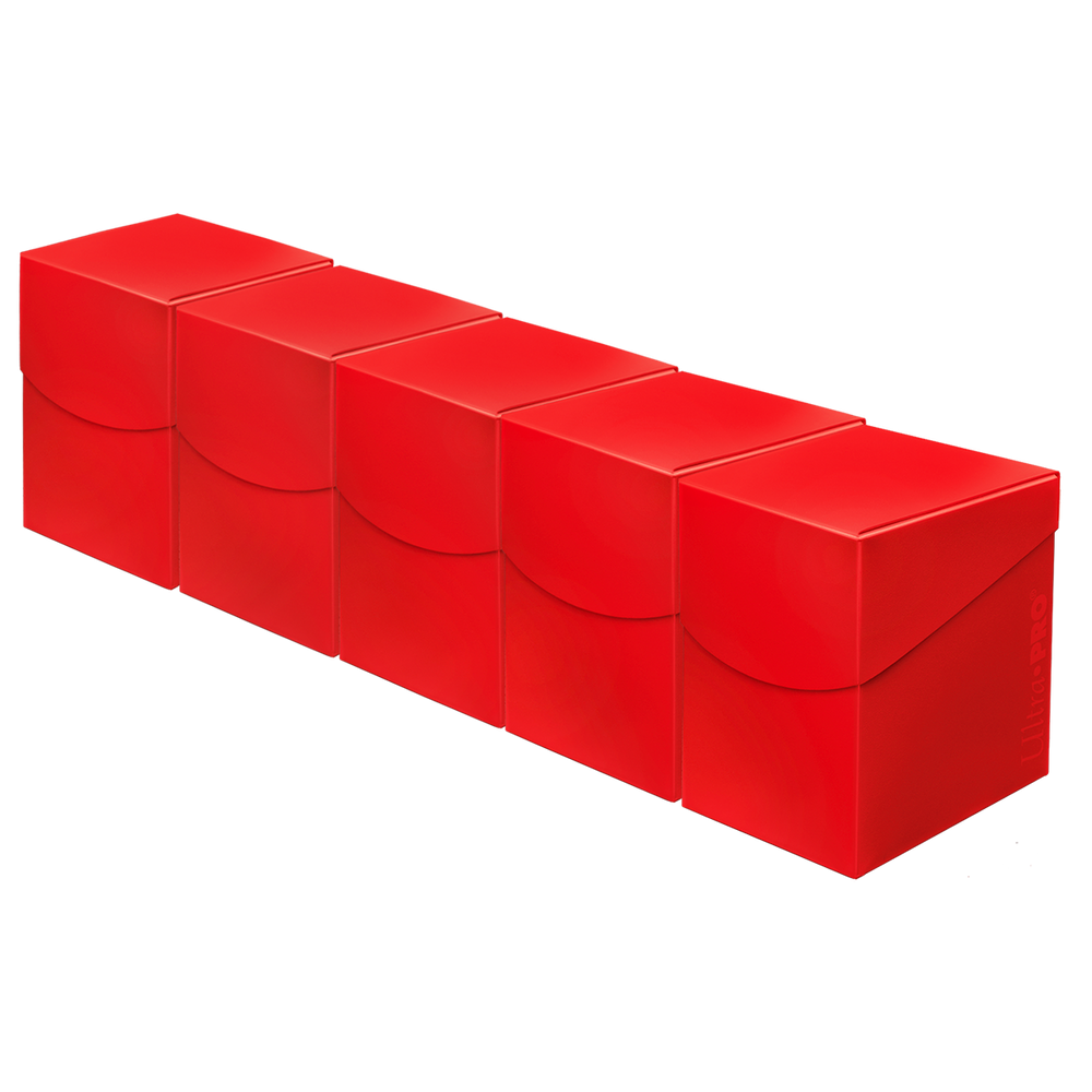 ECLIPSE® PRO 100+ DECK BOX® 5 Set Bundle - Apple Red (ONLINE ORDER ONLY)