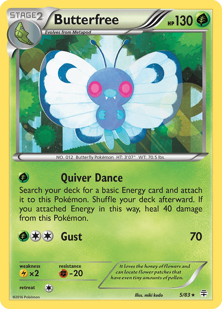 Butterfree (5/83) [XY: Generations] (Online Only)
