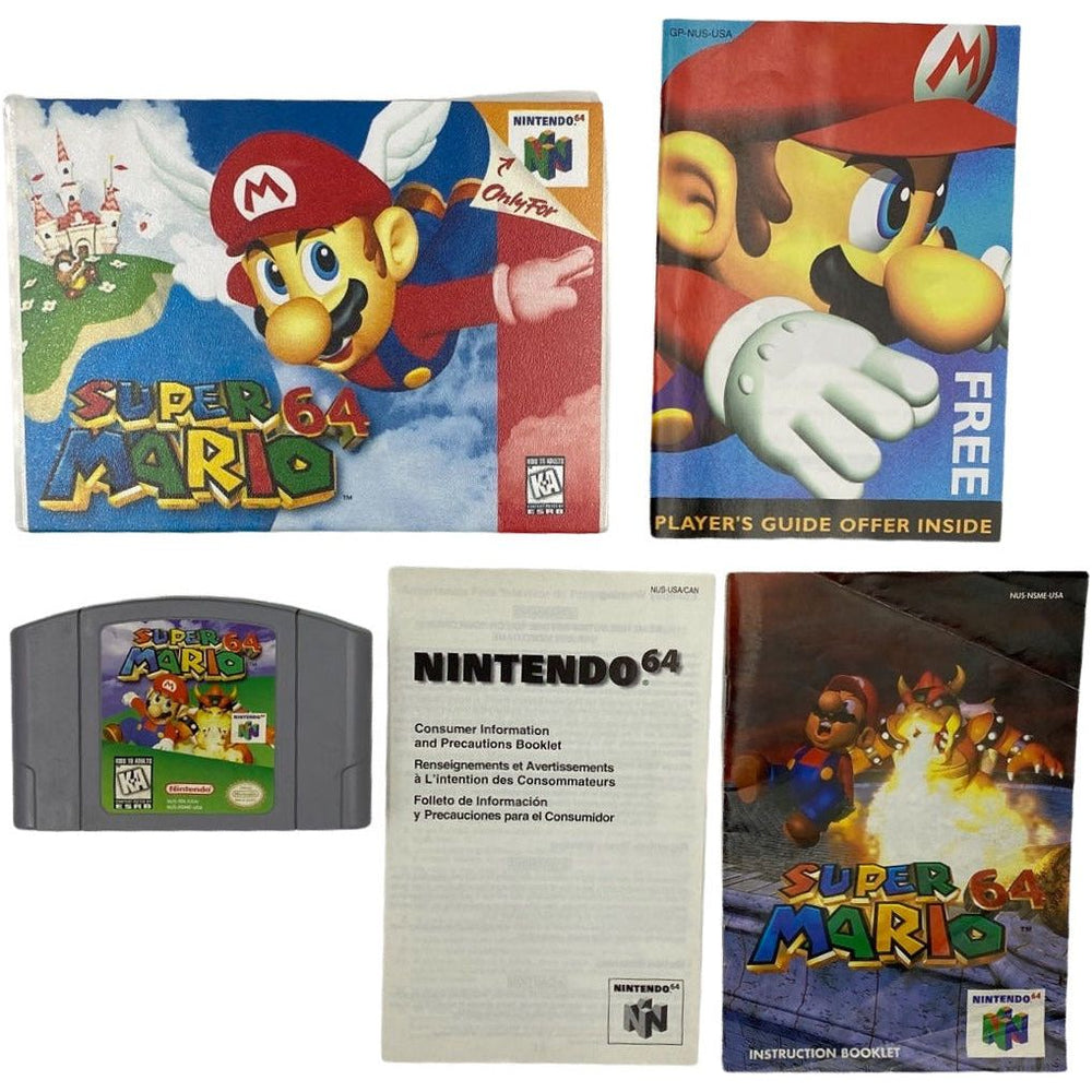 Super Mario 64 - Nintendo 64 (CIB - Plastic Box) (Online Order Only)
