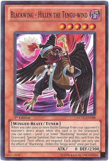 Blackwing - Hillen the Tengu-wind [EXVC-EN008] Super Rare (ONLINE ORDER ONLY)