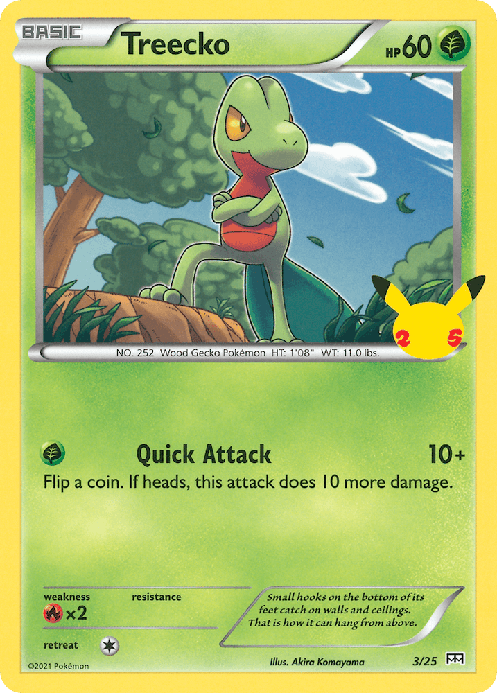 Treecko (3/25) [McDonald's 25th Anniversary] (Online Only)