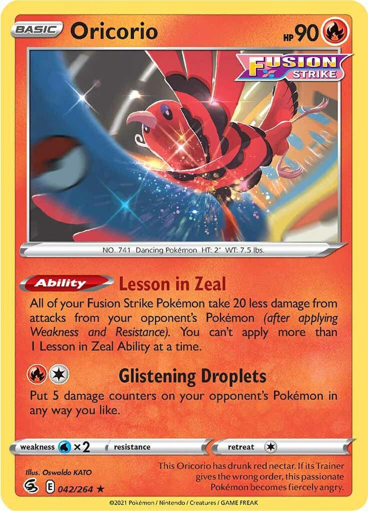 Oricorio (042/264) [Sword & Shield: Fusion Strike] (Online Only)