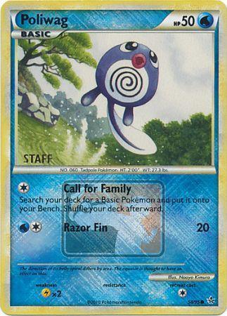 Poliwag (58/95) (League Promo Staff) [HeartGold & SoulSilver: Unleashed] (Online Only)
