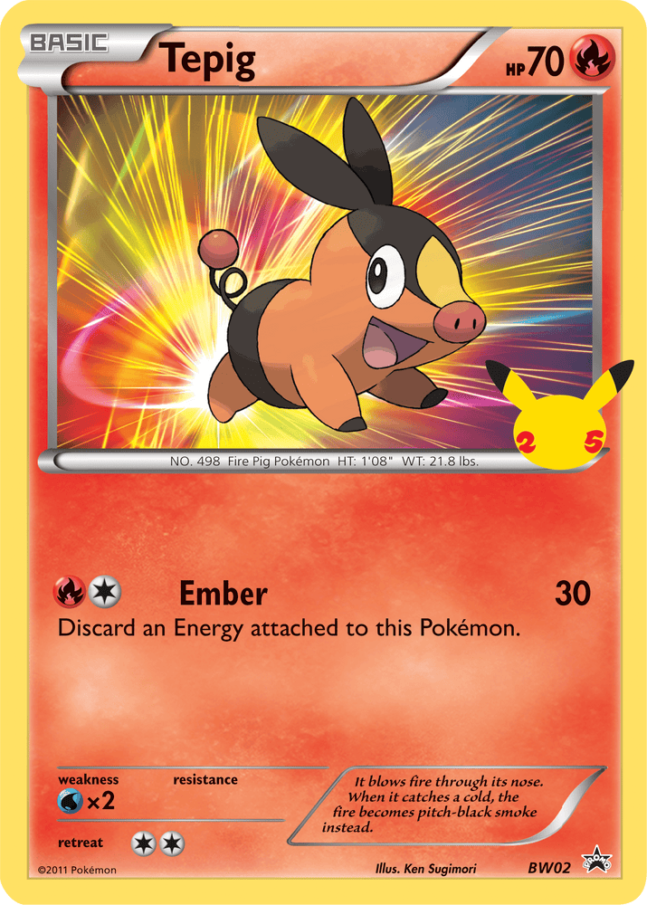Tepig (BW02) [First Partner Pack] (Online Only)
