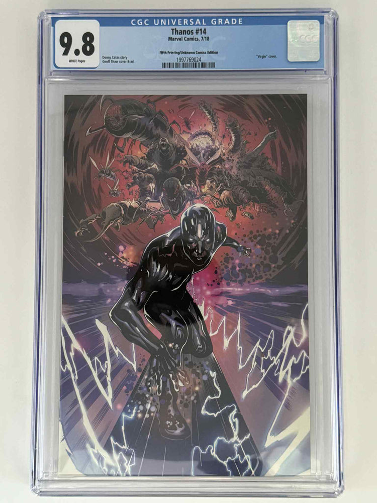 Thanos #15 CGC 9.8 Blue Label Geoff Shaw Exclusive Virgin Var (ONLINE ORDER ONLY)