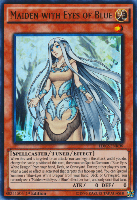 Maiden with Eyes of Blue [LDK2-ENK06] Ultra Rare (ONLINE ORDER ONLY)