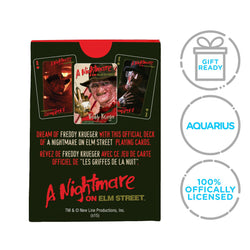 Aquarius Playing Cards: A Nightmare on Elm Street (ONLINE ORDER ONLY)