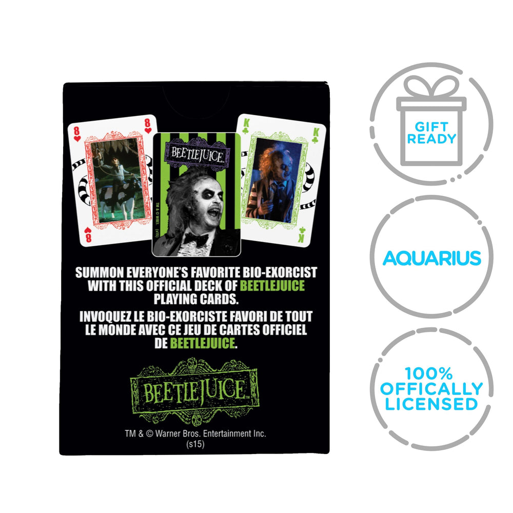 Aquarius Playing Cards: Beetlejuice (ONLINE ORDER ONLY)