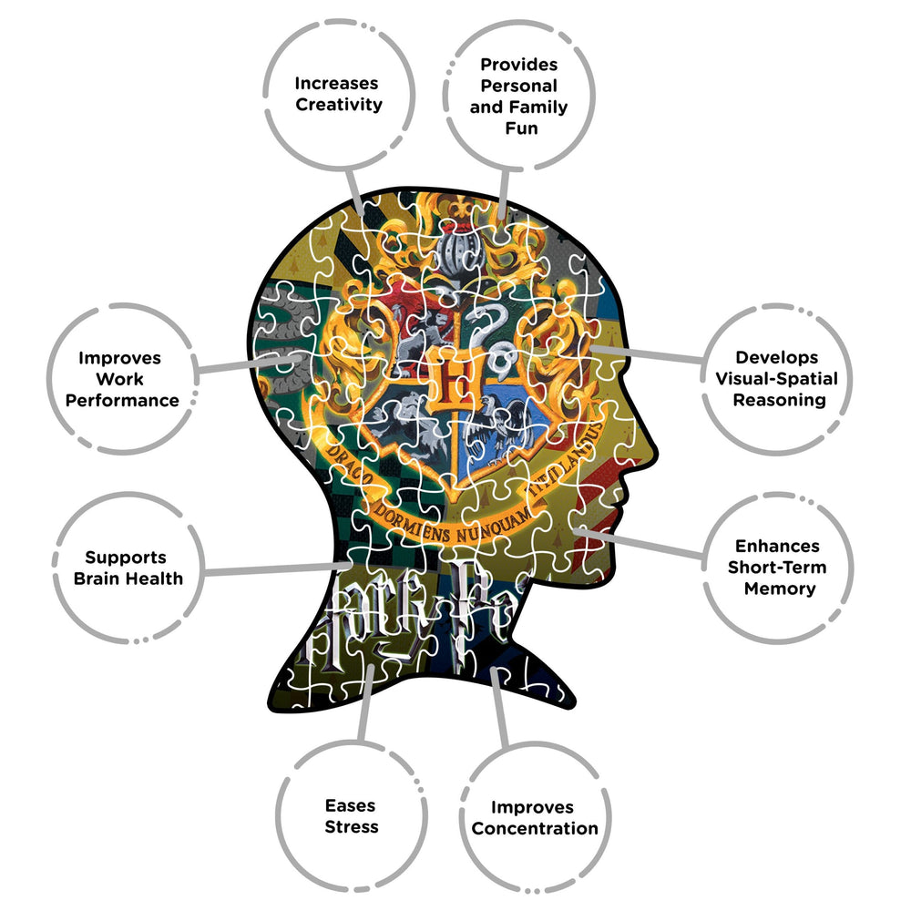 Aquarius Puzzles: Harry Potter Crests (ONLINE ORDER ONLY)
