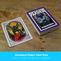 Aquarius Playing Cards: Marvel - Black Panther Nouveau (ONLINE ORDER ONLY)