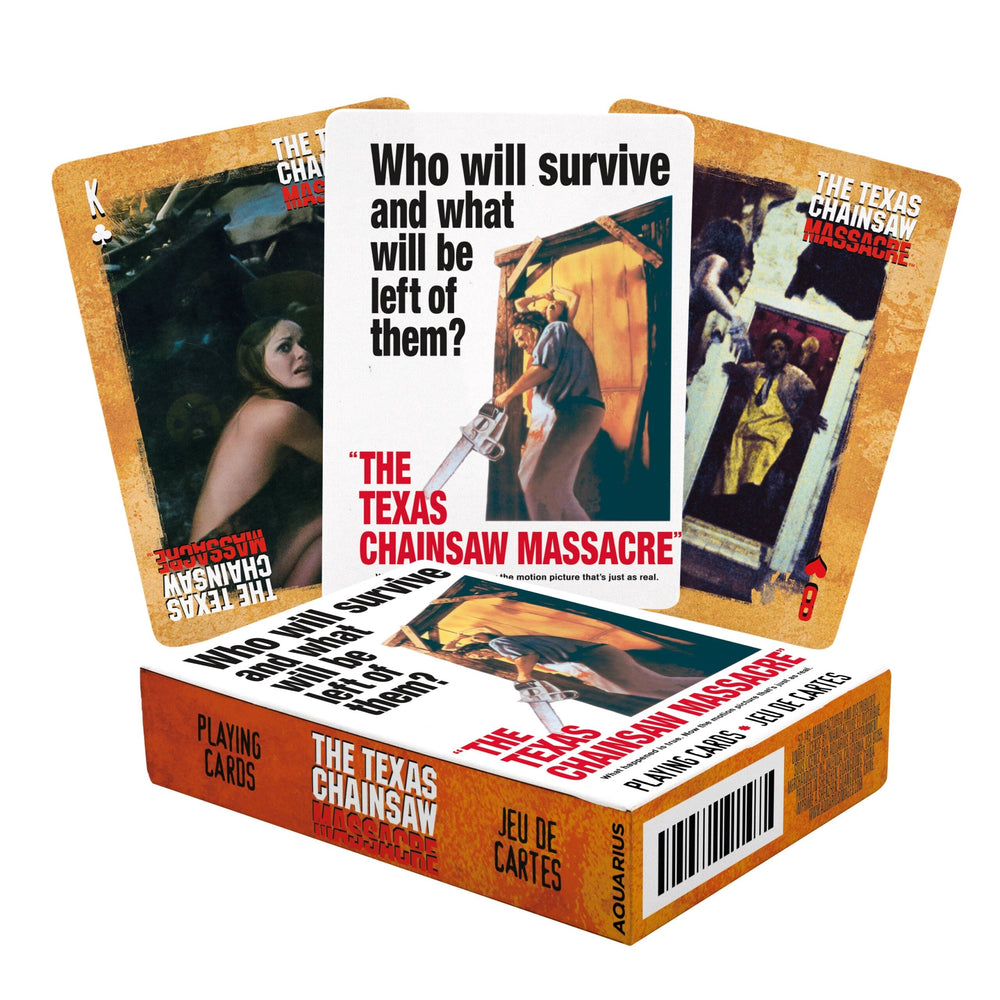 Aquarius Playing Cards: Texas Chainsaw Massacre (ONLINE ORDER ONLY)