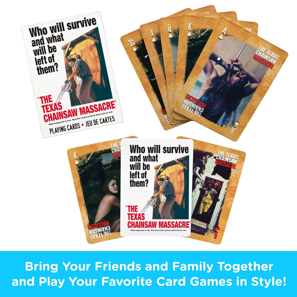 Aquarius Playing Cards: Texas Chainsaw Massacre (ONLINE ORDER ONLY)