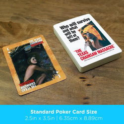 Aquarius Playing Cards: Texas Chainsaw Massacre (ONLINE ORDER ONLY)