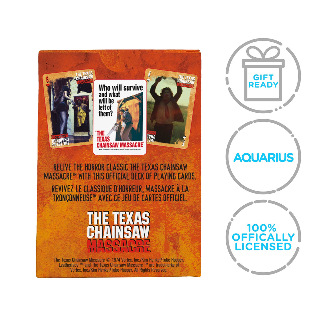 Aquarius Playing Cards: Texas Chainsaw Massacre (ONLINE ORDER ONLY)