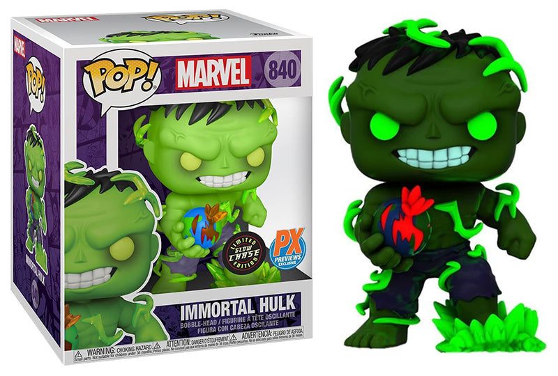 Immortal Hulk (Glow in the Dark, 6-inch) 840 - Previews Exclusive **Chase** (Online Order Only)