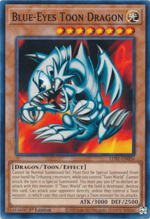 Blue-Eyes Toon Dragon [LDS1-EN056] Common (ONLINE ORDER ONLY)