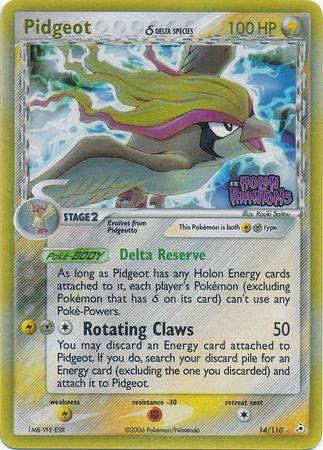 Pidgeot (14/110) (Delta Species) (Stamped) [EX: Holon Phantoms] (Online Only)