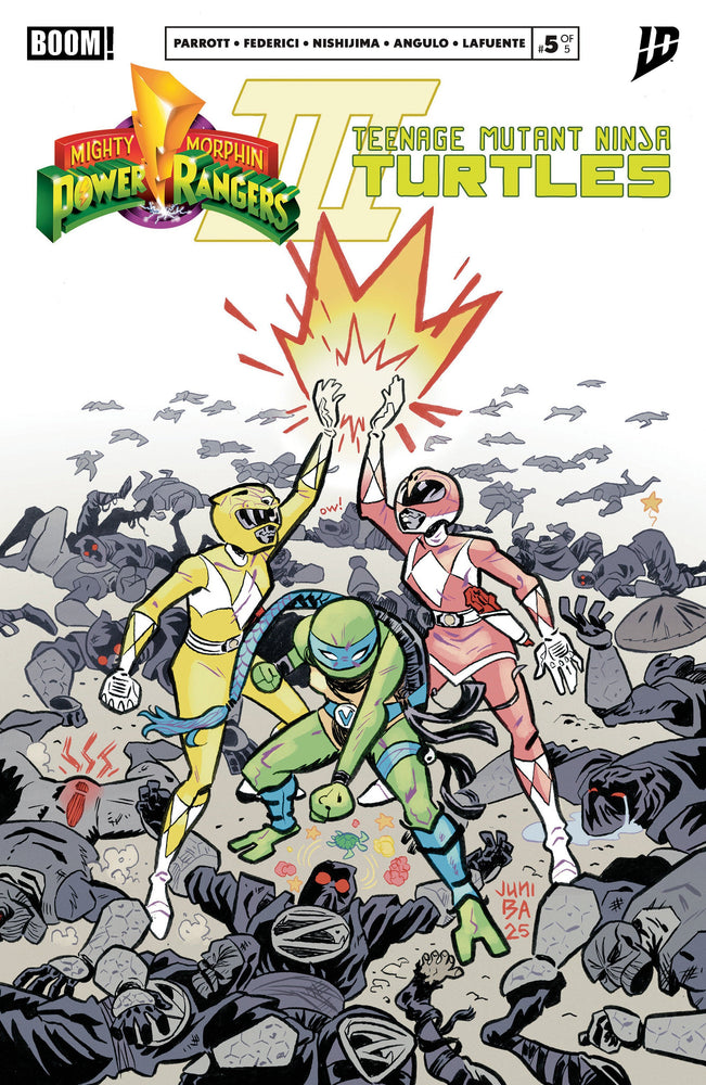 Mighty Morphin Power Rangers/Teenage Mutant Ninja Turtles III #5 B Variant (Dressed, Ba) (ONLINE ORDER ONLY)
