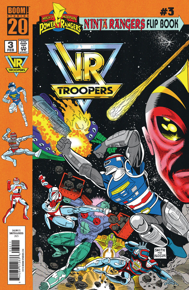 Vr Troopers/Power Rangers Flipbook Facsimile Edition #3 A Main (Dressed, Smith)