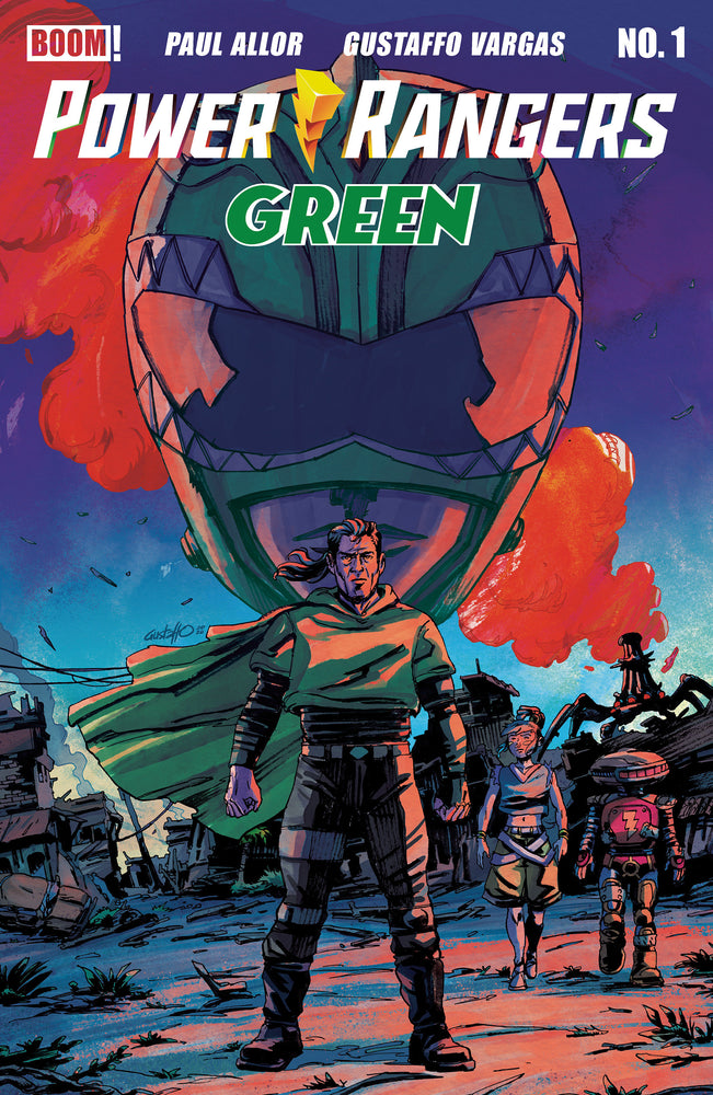 Power Rangers Green #1 B Variant (Dressed, Vargas)