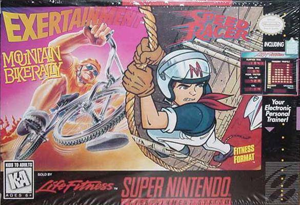 Exertainment Mountain Bikerally / Speed Racer (Super Nintendo) (Online Order Only)