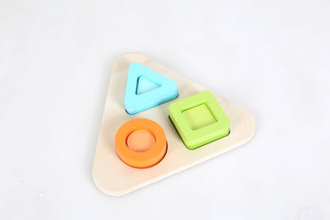 Triangle Puzzle Shape Fitting (ONLINE ORDER ONLY)