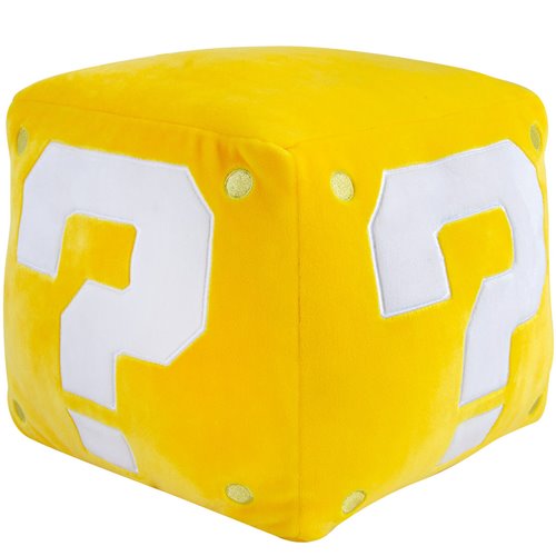 Club Mocchi Mocchi Super Mario Bros. Question Block Mega 15-Inch Plush (ONLINE ORDER ONLY)
