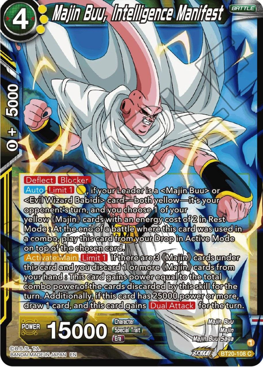 Majin Buu, Intelligence Manifest (BT20-108) [Power Absorbed] (ONLINE ORDER ONLY)