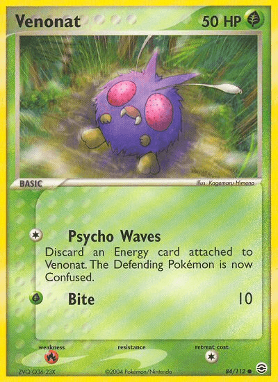 Venonat (84/112) [EX: FireRed & LeafGreen] (Online Only)