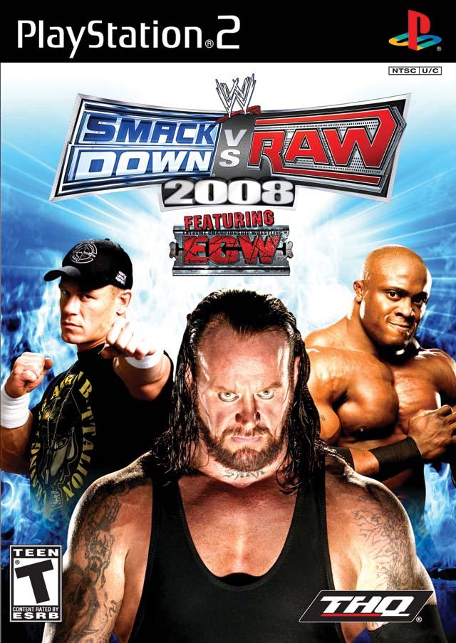 WWE Smackdown vs. Raw 2008 With Bonus Disc (Playstation 2) (Online Only)