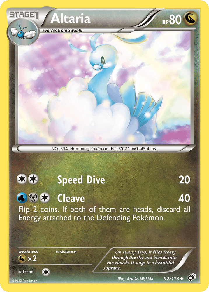 Altaria (92/113) [Black & White: Legendary Treasures] (Online Only)