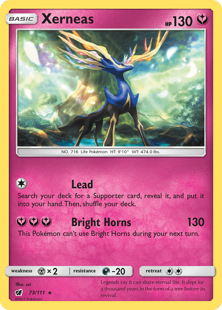 Xerneas (73/111) [Sun & Moon: Crimson Invasion] (Online Only)