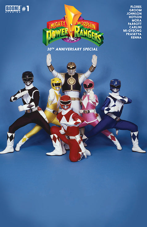 MIghty Morphin Power Rangers MMPR 30Th Annv Special #1 D Photo Variant (08/30/2023) Boom (ONLINE ORDER ONLY)