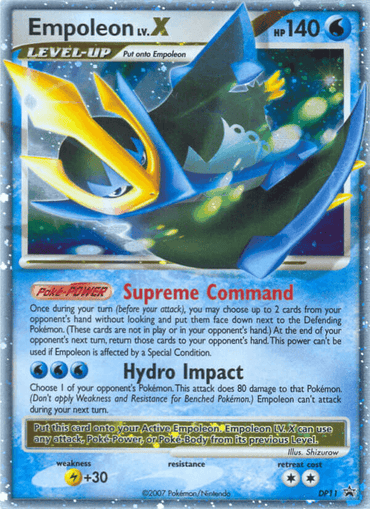 Empoleon LV.X (DP11) [Diamond & Pearl: Black Star Promos] (Online Only)