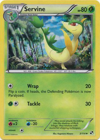 Servine (3/114) (Cracked Ice Holo) [Black & White: Base Set] (Online Only)